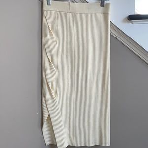 Soft and sexy cream color knit skirt. From Anthropology.. never worn!